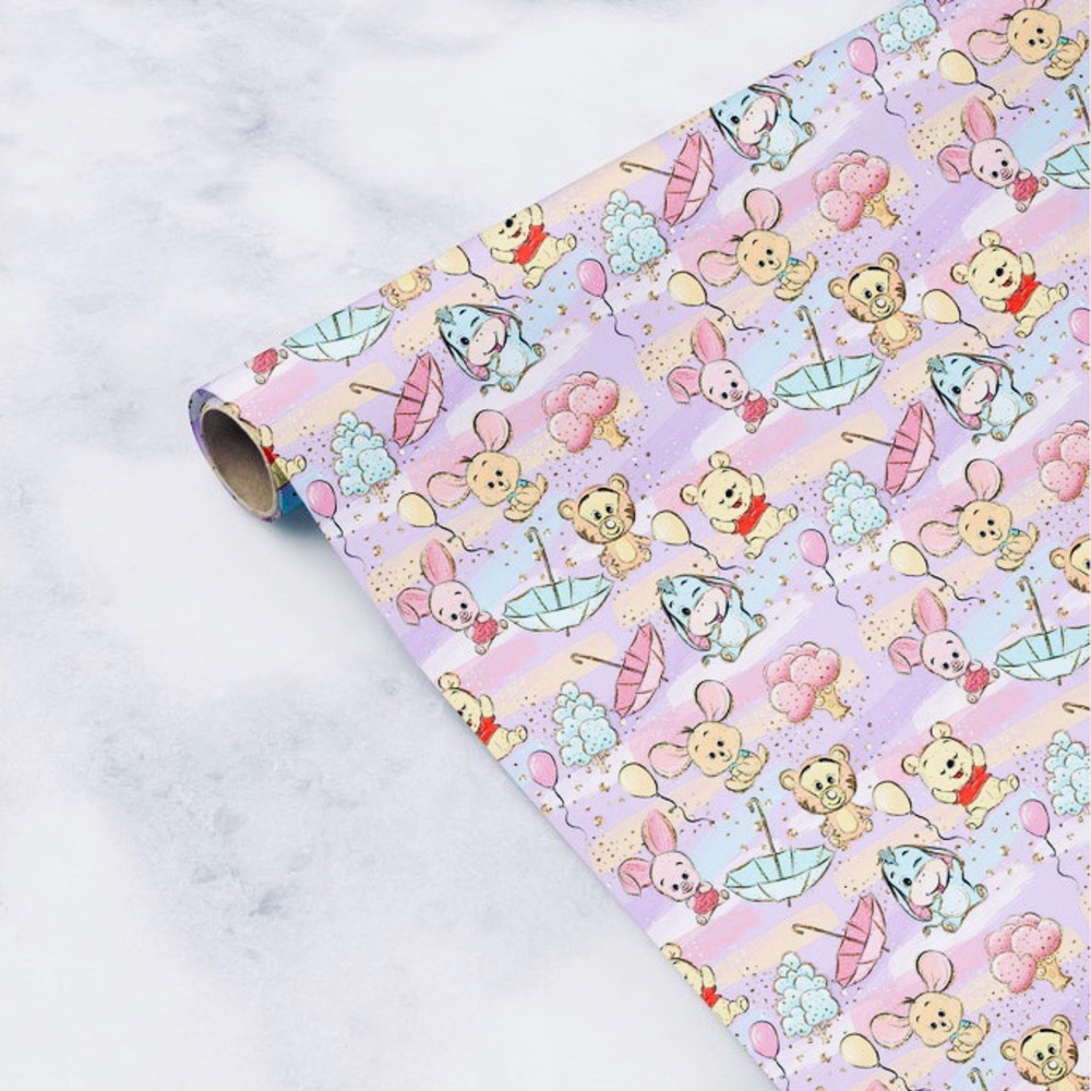 Winnie the Pooh and Friends Gift Wrap - 6ft Roll